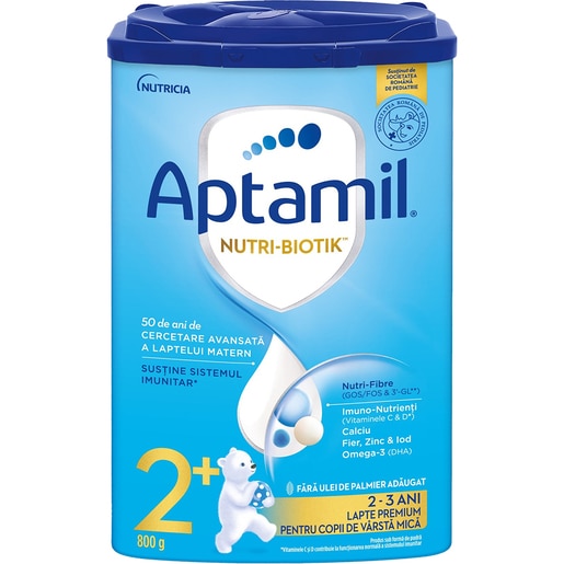Lapte praf APTAMIL Nutri-Biotik 2+, 2 ani+, 800g Lapte praf APTAMIL Nutri-Biotik 2+, 2 ani+, 800g
