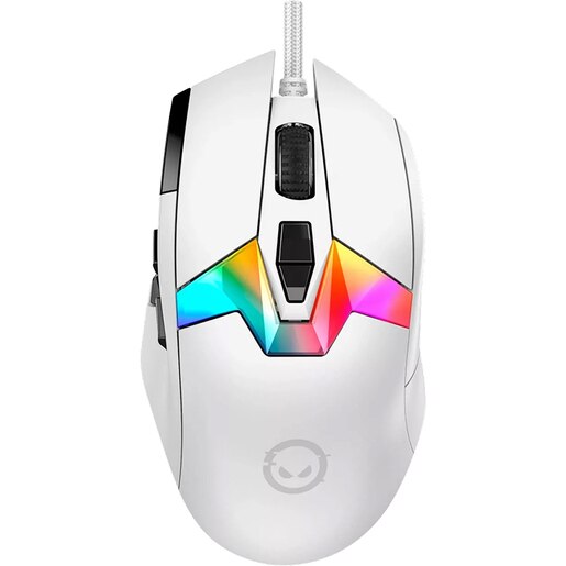 Mouse Gaming LORGAR MSP80, 26000 dpi, alb Mouse Gaming LORGAR MSP80, 26000 dpi, alb