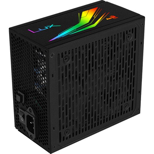 Sursa PC AEROCOOL Lux RGB, 650W, 120mm, 80 Plus Bronze, Semi Modular Sursa PC AEROCOOL Lux RGB, 650W, 120mm, 80 Plus Bronze, Semi Modular