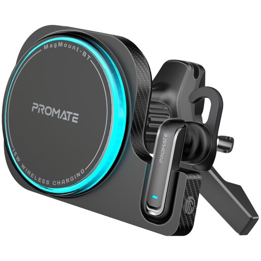 Incarcator wireless auto PROMATE MAGMOUNT-BT, 15W, MagSafe, negru Incarcator wireless auto PROMATE MAGMOUNT-BT, 15W, MagSafe, negru