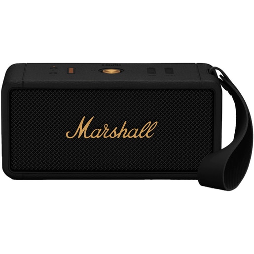 Boxa portabila MARSHALL Middleton, Bluetooth, IP67, Black & Brass Boxa portabila MARSHALL Middleton, Bluetooth, IP67, Black & Brass