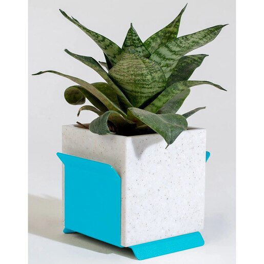 Suport ghiveci flori SPIN Fliss, 13.2 x 13.8 x 12.2 cm, albastru Suport ghiveci flori SPIN Fliss, 13.2 x 13.8 x 12.2 cm, albastru