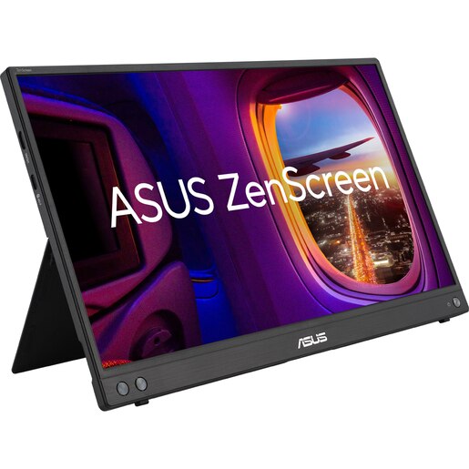 Monitor portabil LED IPS ASUS ZenScreen MB16AHV, 15.6", 60Hz, Full HD, Flicker Free, negru Monitor portabil LED IPS ASUS ZenScreen MB16AHV, 15.6", 60Hz, Full HD, Flicker Free, negru
