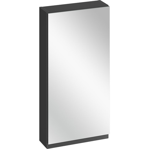 Dulap baie cu oglinda Cersanit Moduo, 40 x 14.4 x 80 cm, antracit Dulap baie cu oglinda Cersanit Moduo, 40 x 14.4 x 80 cm, antracit