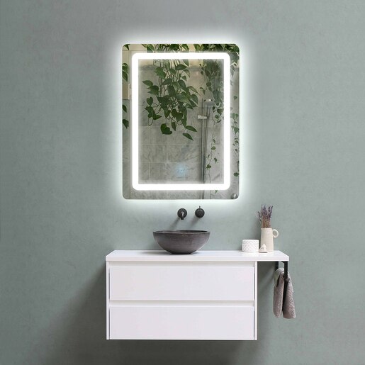 Oglinda baie Elves 8091, 60 x 3 x 80 cm, iluminare LED, senzor touch Oglinda baie Elves 8091, 60 x 3 x 80 cm, iluminare LED, senzor touch