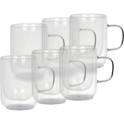 Set cani MYRIA MC4067, 6 piese, 380ml, transparent Set cani MYRIA MC4067, 6 piese, 380ml, transparent
