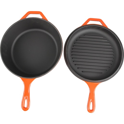 Set tigai MYRIA MC4070, 2 piese, 26cm, fonta, rosu Set tigai MYRIA MC4070, 2 piese, 26cm, fonta, rosu