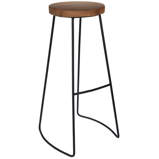 Scaun bar J11301220, 40 x 40 x 79 cm, maro inchis Scaun bar J11301220, 40 x 40 x 79 cm, maro inchis