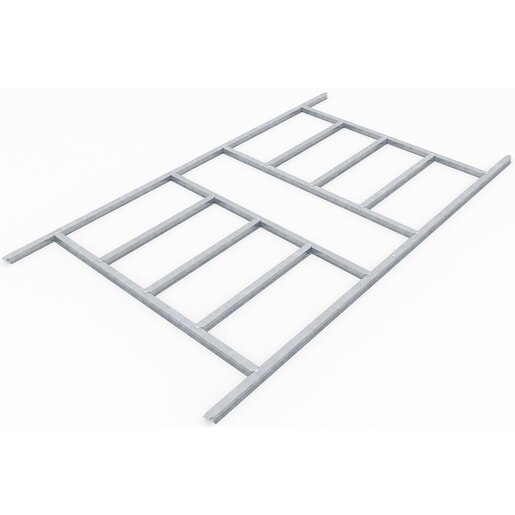 Cadru podea PERGART Lubeck 86, metal, 181 x 224 x 2.6 cm, negru-gri Cadru podea PERGART Lubeck 86, metal, 181 x 224 x 2.6 cm, negru-gri