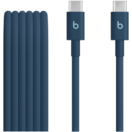 Cablu date BEATS MDGE4ZM/A, USB-C - USB-C, 1.5m, albastru Cablu date BEATS MDGE4ZM/A, USB-C - USB-C, 1.5m, albastru