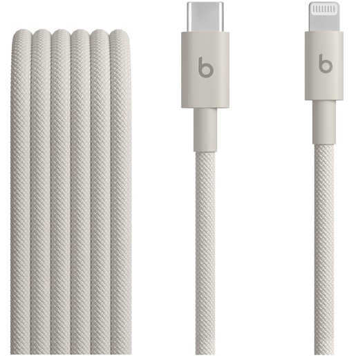 Cablu date BEATS MDGL4ZM/A, USB-C - Lightning, 1.5m, bej Cablu date BEATS MDGL4ZM/A, USB-C - Lightning, 1.5m, bej