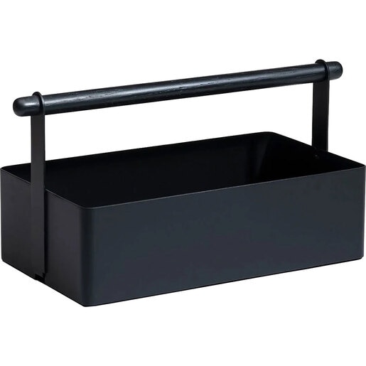 Cutie depozitare Cora Large, 41.6 x 20.3 x 20.3 cm, negru Cutie depozitare Cora Large, 41.6 x 20.3 x 20.3 cm, negru
