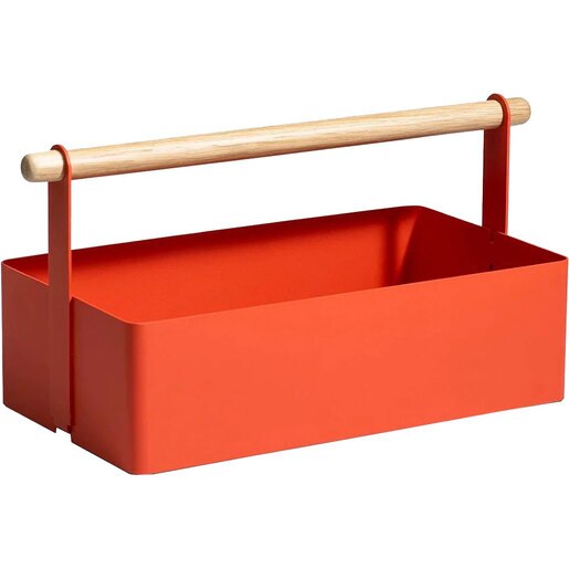 Cutie depozitare Cora Large, 41.6 x 20.3 x 20.3 cm, rosu aprins Cutie depozitare Cora Large, 41.6 x 20.3 x 20.3 cm, rosu aprins