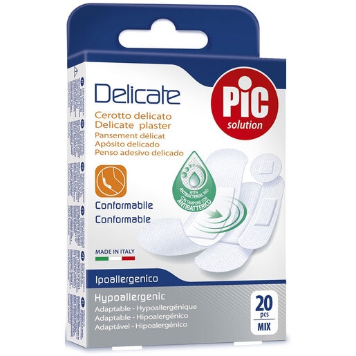 Plasturi PIC Delicate, 3 cutii x 20 buc Plasturi PIC Delicate, 3 cutii x 20 buc
