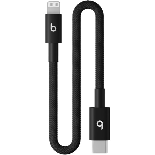 Cablu date BEATS MEQM4ZM/A, USB-C - Lightning, 0.2m, negru Cablu date BEATS MEQM4ZM/A, USB-C - Lightning, 0.2m, negru
