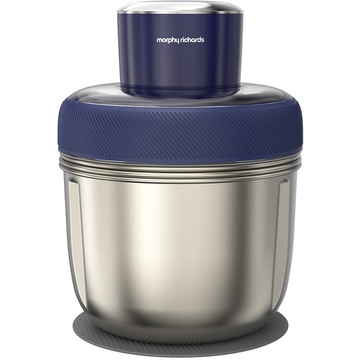Mini tocator MORPHY RICHARDS MFP1003, 1.5l, 350W, 1 teapta viteza, albastru inchis-argintiu Mini tocator MORPHY RICHARDS MFP1003, 1.5l, 350W, 1 teapta viteza, albastru inchis-argintiu