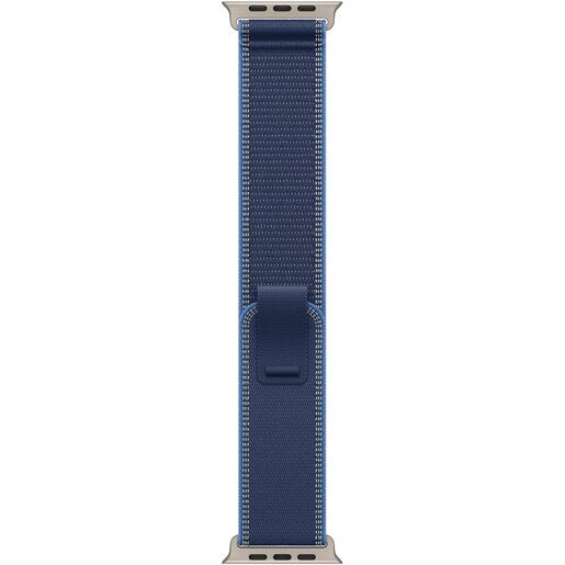 Bratara pentru APPLE Watch 49mm Blue/Bright Blue Trail Loop - M/L - Natural Titanium Finish, MFT74ZM/A Bratara pentru APPLE Watch 49mm Blue/Bright Blue Trail Loop - M/L - Natural Titanium Finish, MFT74ZM/A