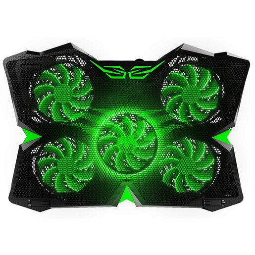 Cooler laptop gaming MYRIA X11, iluminare, 17", negru Cooler laptop gaming MYRIA X11, iluminare, 17", negru