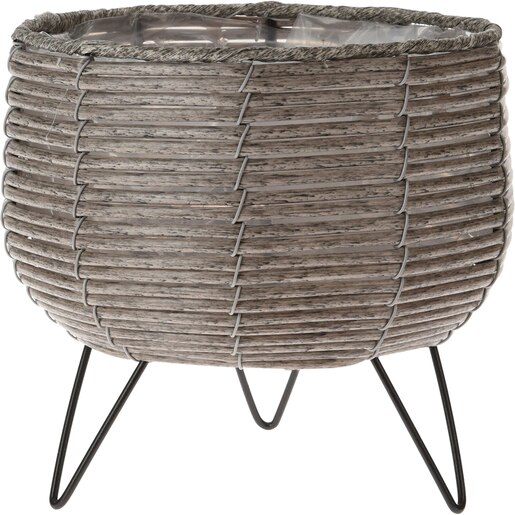 Ghiveci flori KI, PP, D 20 cm, maro Ghiveci flori KI, PP, D 20 cm, maro