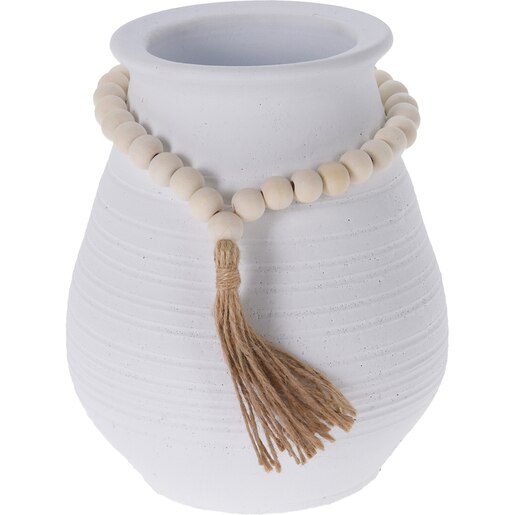 Ghiveci flori KI Terracota Deco, ceramic, D 17 cm, alb Ghiveci flori KI Terracota Deco, ceramic, D 17 cm, alb