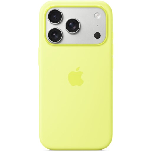 Husa telefon APPLE iPhone 17 Pro Silicone Case cu MagSafe - Neon Yellow, MGFF4ZM/A Husa telefon APPLE iPhone 17 Pro Silicone Case cu MagSafe - Neon Yellow, MGFF4ZM/A