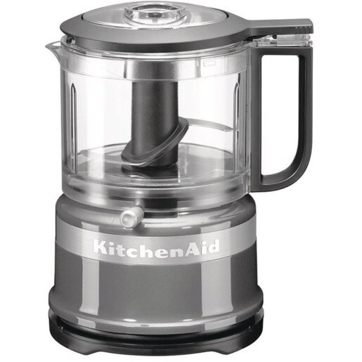 Mini tocator KITCHENAID Classic 5KFC3516ECU, 0.83l, 240W, 2 treapte viteza, argintiu inchis-negru Mini tocator KITCHENAID Classic 5KFC3516ECU, 0.83l, 240W, 2 treapte viteza, argintiu inchis-negru