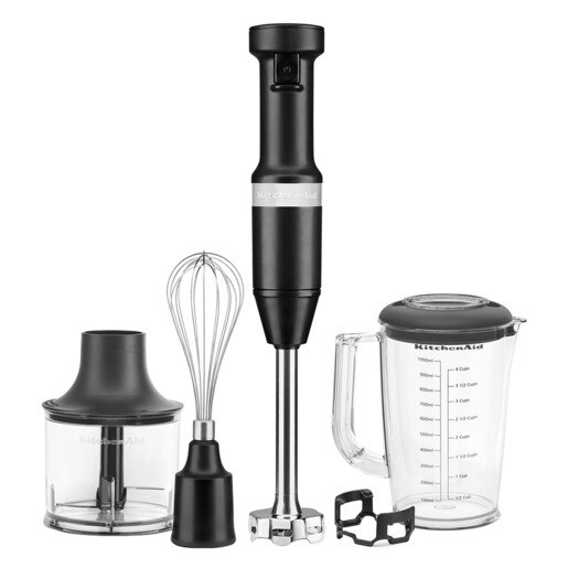 Mixer vertical KITCHENAID 5KHBV83EBM, 1l, 180W, viteza variabila, negru Mixer vertical KITCHENAID 5KHBV83EBM, 1l, 180W, viteza variabila, negru