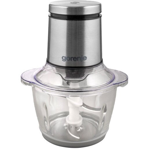 Mini tocator GORENJE S450XE, 1.2l, 450W, 1 treapta viteza, argintiu-negru Mini tocator GORENJE S450XE, 1.2l, 450W, 1 treapta viteza, argintiu-negru