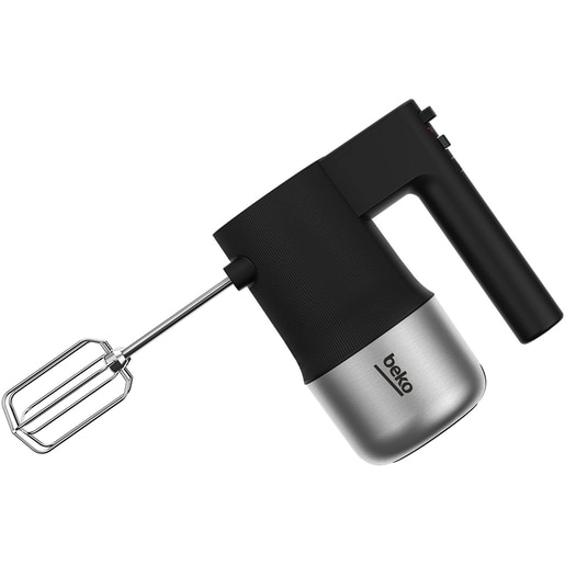 Mixer de mana BEKO HMM81504BX, 500W, 4 trepte viteza, negru-argintiu Mixer de mana BEKO HMM81504BX, 500W, 4 trepte viteza, negru-argintiu
