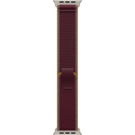 Bratara pentru APPLE Watch 49mm Burgundy Trail Loop - S/M - Natural Titanium Finish, MK8G4ZM/A Bratara pentru APPLE Watch 49mm Burgundy Trail Loop - S/M - Natural Titanium Finish, MK8G4ZM/A