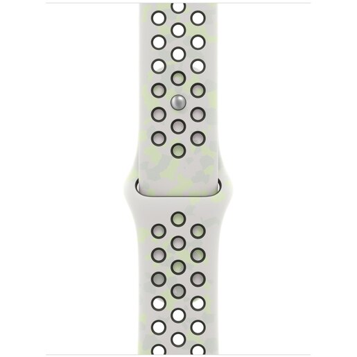 Bratara pentru APPLE Watch 40mm Essential White Nike Sport Band - S/M, MKT34ZM/A Bratara pentru APPLE Watch 40mm Essential White Nike Sport Band - S/M, MKT34ZM/A