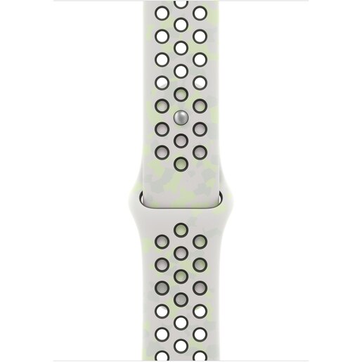 Bratara pentru APPLE Watch 46mm Essential White Nike Sport Band - S/M, MKTQ4ZM/A Bratara pentru APPLE Watch 46mm Essential White Nike Sport Band - S/M, MKTQ4ZM/A