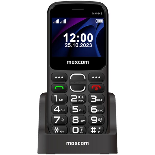 Telefon MAXCOM Comfort MM443L, 48MB RAM, 4G, Dual SIM, negru Telefon MAXCOM Comfort MM443L, 48MB RAM, 4G, Dual SIM, negru