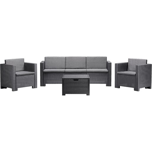 Set mobilier gradina BICA Colorado 3, 4 piese, antracit Set mobilier gradina BICA Colorado 3, 4 piese, antracit