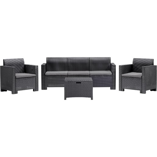 Set mobilier gradina BICA Nebraska 3, 4 piese, antracit Set mobilier gradina BICA Nebraska 3, 4 piese, antracit