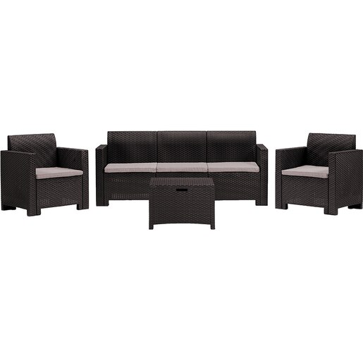 Set mobilier gradina BICA Nebraska 3, 4 piese, maro Set mobilier gradina BICA Nebraska 3, 4 piese, maro