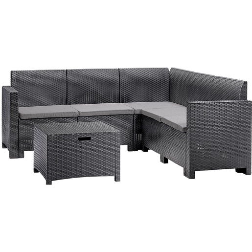 Set mobilier gradina BICA Nebraska, 2 piese, antracit Set mobilier gradina BICA Nebraska, 2 piese, antracit