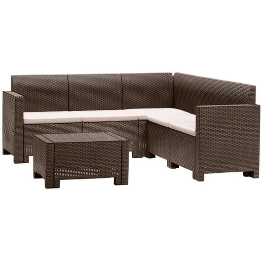 Set mobilier gradina BICA Nebraska, 2 piese, maro Set mobilier gradina BICA Nebraska, 2 piese, maro