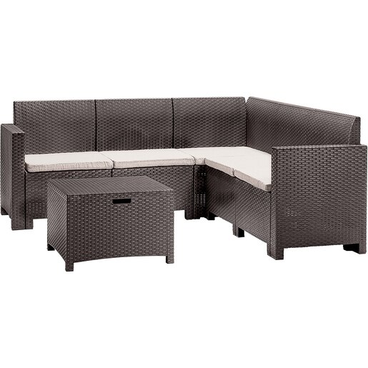 Set mobilier gradina BICA Nebraska, 2 piese, taupe-gri Set mobilier gradina BICA Nebraska, 2 piese, taupe-gri