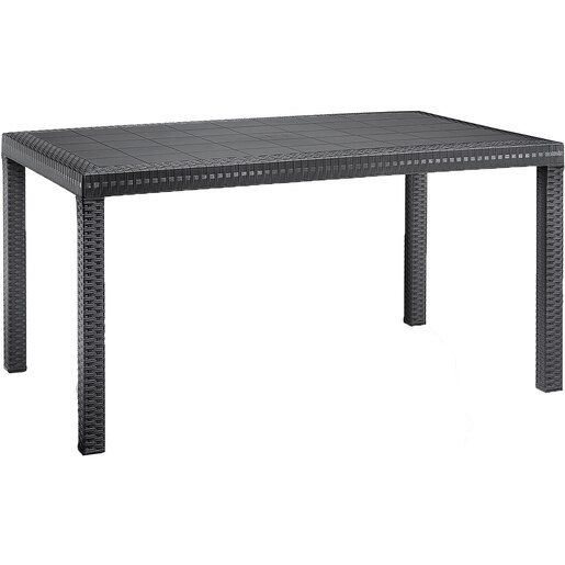 Masa terasa BICA Houston, plastic, 150 x 90 x 74 cm, antracit Masa terasa BICA Houston, plastic, 150 x 90 x 74 cm, antracit