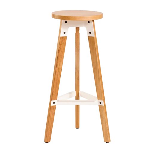 Scaun bar Neo, maro-alb Scaun bar Neo, maro-alb