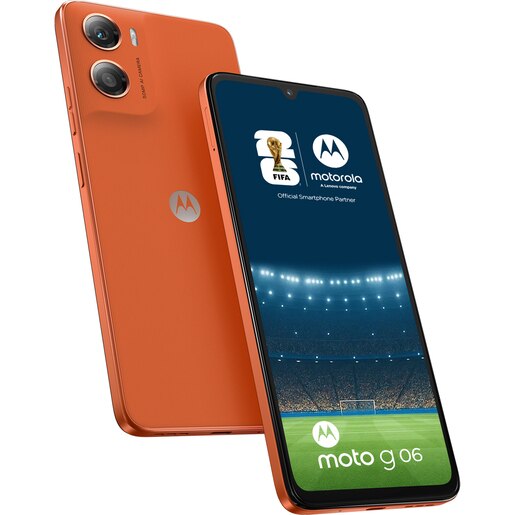 Telefon MOTOROLA G06, 64GB, 4GB RAM, Dual SIM, Arabesque Orange Telefon MOTOROLA G06, 64GB, 4GB RAM, Dual SIM, Arabesque Orange
