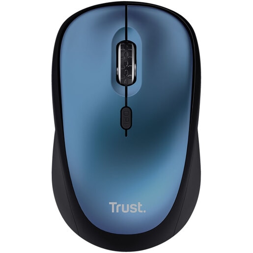 Mouse Wireless TRUST Yvi+ 24551, 1600 dpi, albastru-negru Mouse Wireless TRUST Yvi+ 24551, 1600 dpi, albastru-negru