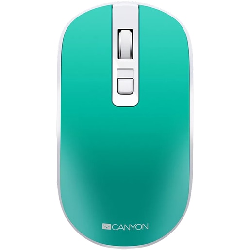 Mouse Wireless CANYON MW-18, 1600 dpi, cyan Mouse Wireless CANYON MW-18, 1600 dpi, cyan