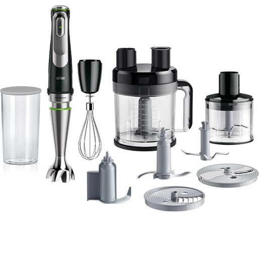 Mixer vertical BRAUN MQ9195XLI, 2l, 1200W, viteza variabila, negru-argintiu Mixer vertical BRAUN MQ9195XLI, 2l, 1200W, viteza variabila, negru-argintiu