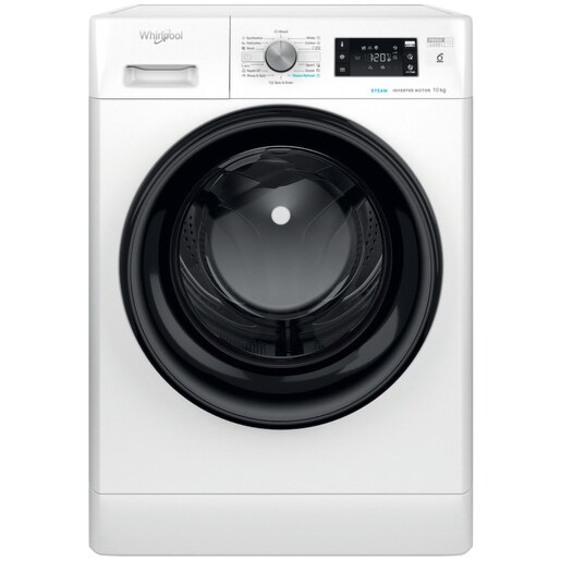 Masina de spalat rufe frontala WHIRLPOOL FFB 10489 BV EE, Steam, 6th Sense, 10 kg, 1400rpm, Clasa A, alb Masina de spalat rufe frontala WHIRLPOOL FFB 10489 BV EE, Steam, 6th Sense, 10 kg, 1400rpm, Clasa A, alb