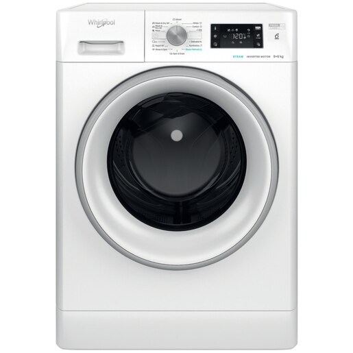 Masina de spalat rufe frontala cu uscator WHIRLPOOL FFWDB 964489 SV EE, 6th Sense, 9/6 kg, 1400rpm, Clasa A/C, alb Masina de spalat rufe frontala cu uscator WHIRLPOOL FFWDB 964489 SV EE, 6th Sense, 9/6 kg, 1400rpm, Clasa A/C, alb