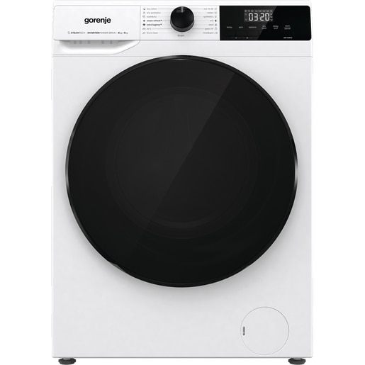 Masina de spalat rufe frontala cu uscator GORENJE WD2A854ADS, 8/5 kg, 1400rpm, Clasa A/D, alb Masina de spalat rufe frontala cu uscator GORENJE WD2A854ADS, 8/5 kg, 1400rpm, Clasa A/D, alb
