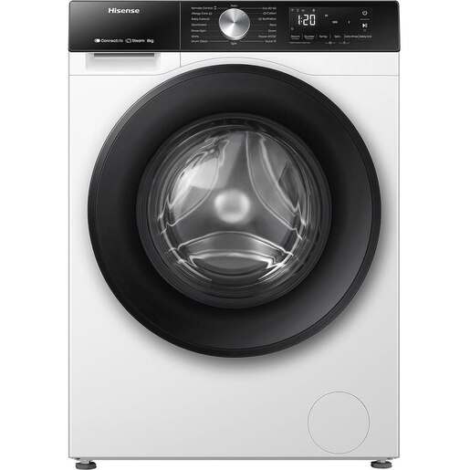Masina de spalat rufe frontala HISENSE WF3S8043BW3, Steam, 8 kg, 1400rpm, Clasa A, Wi-Fi, alb Masina de spalat rufe frontala HISENSE WF3S8043BW3, Steam, 8 kg, 1400rpm, Clasa A, Wi-Fi, alb
