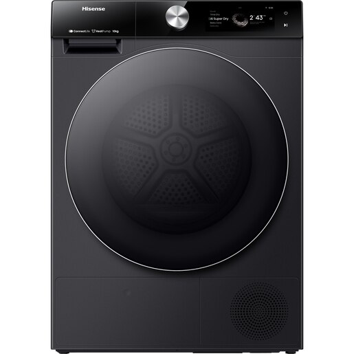 Uscator de rufe HISENSE DH7S107BB, Pompa de caldura, 10 kg, 20 programe, Clasa C, Wi-Fi, negru Uscator de rufe HISENSE DH7S107BB, Pompa de caldura, 10 kg, 20 programe, Clasa C, Wi-Fi, negru